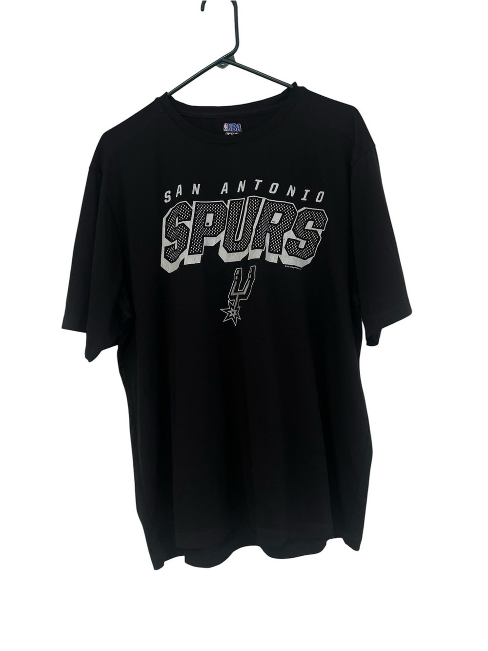 San Antonio Spurs NBA Basketball FLAWED Black TX3 Cool Short Sleeve T-Shirt XL
